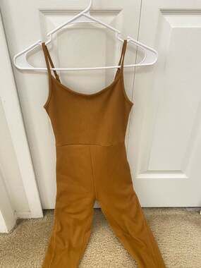 Wild Fable Women's Ribbed Sleeveless Full-Length Jumpsuit with Adjustable Straps